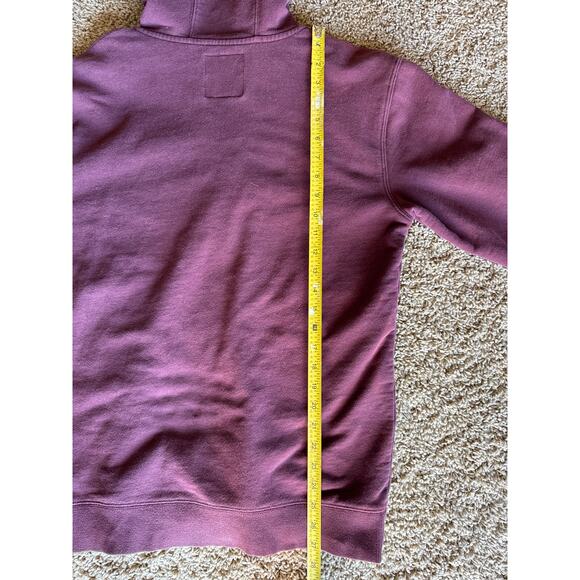 Vans Full Zip Burgundy Hooded Sweat Jacket Medium - Picture 6 of 7